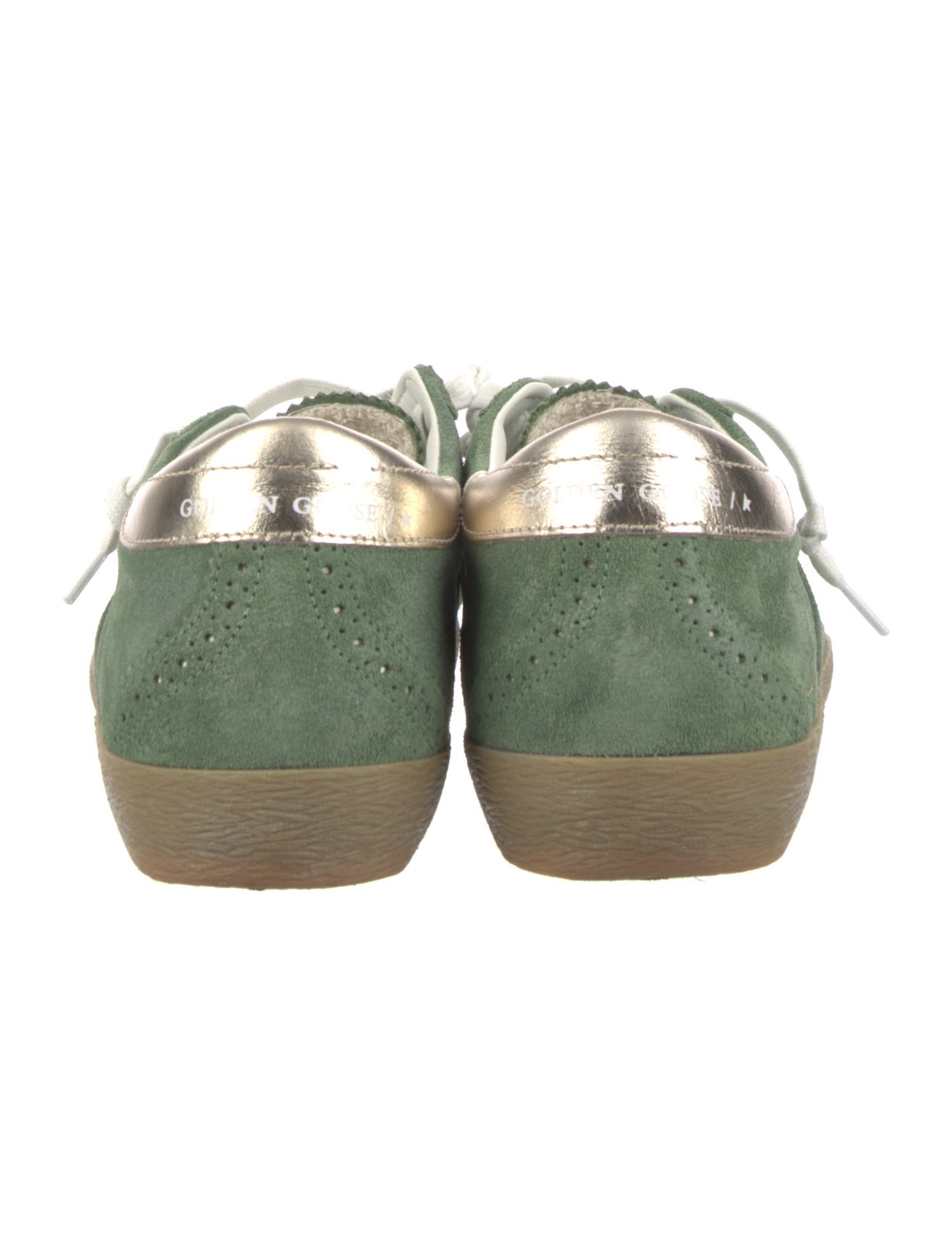 Golden Goose Suede Graphic Print Sneakers